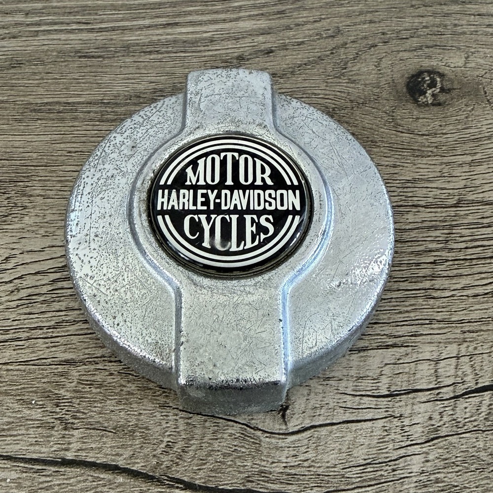 Harley Davidson Tankdeckel Chrome Cover Fuel Cap Medallion Sportster‎ Vintage